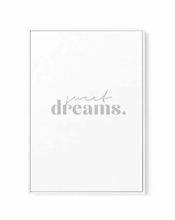 Sweet Dreams | Framed Canvas-CANVAS-You can shop wall art online with Olive et Oriel for everything from abstract art to fun kids wall art. Our beautiful modern art prints and canvas art are available from large canvas prints to wall art paintings and our proudly Australian artwork collection offers only the highest quality framed large wall art and canvas art Australia - You can buy fashion photography prints or Hampton print posters and paintings on canvas from Olive et Oriel and have them del