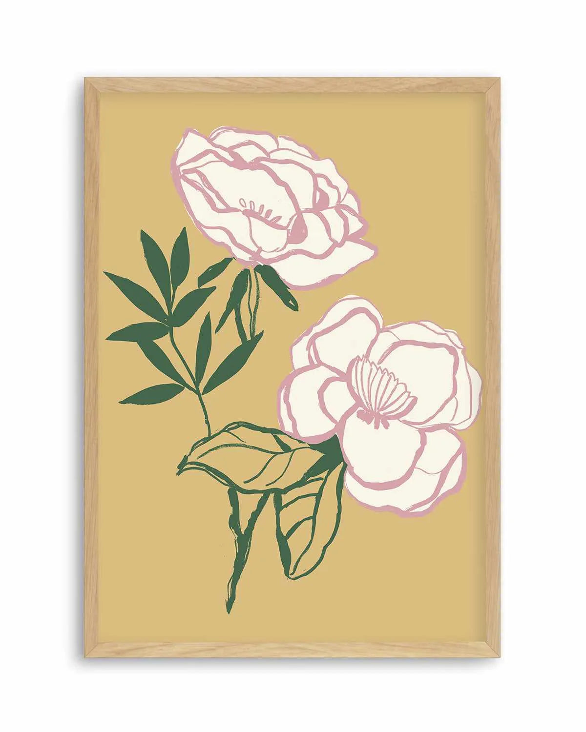 Sweet Peonies Art Print from Olive et Oriel where you can shop wallpaper and artworks online