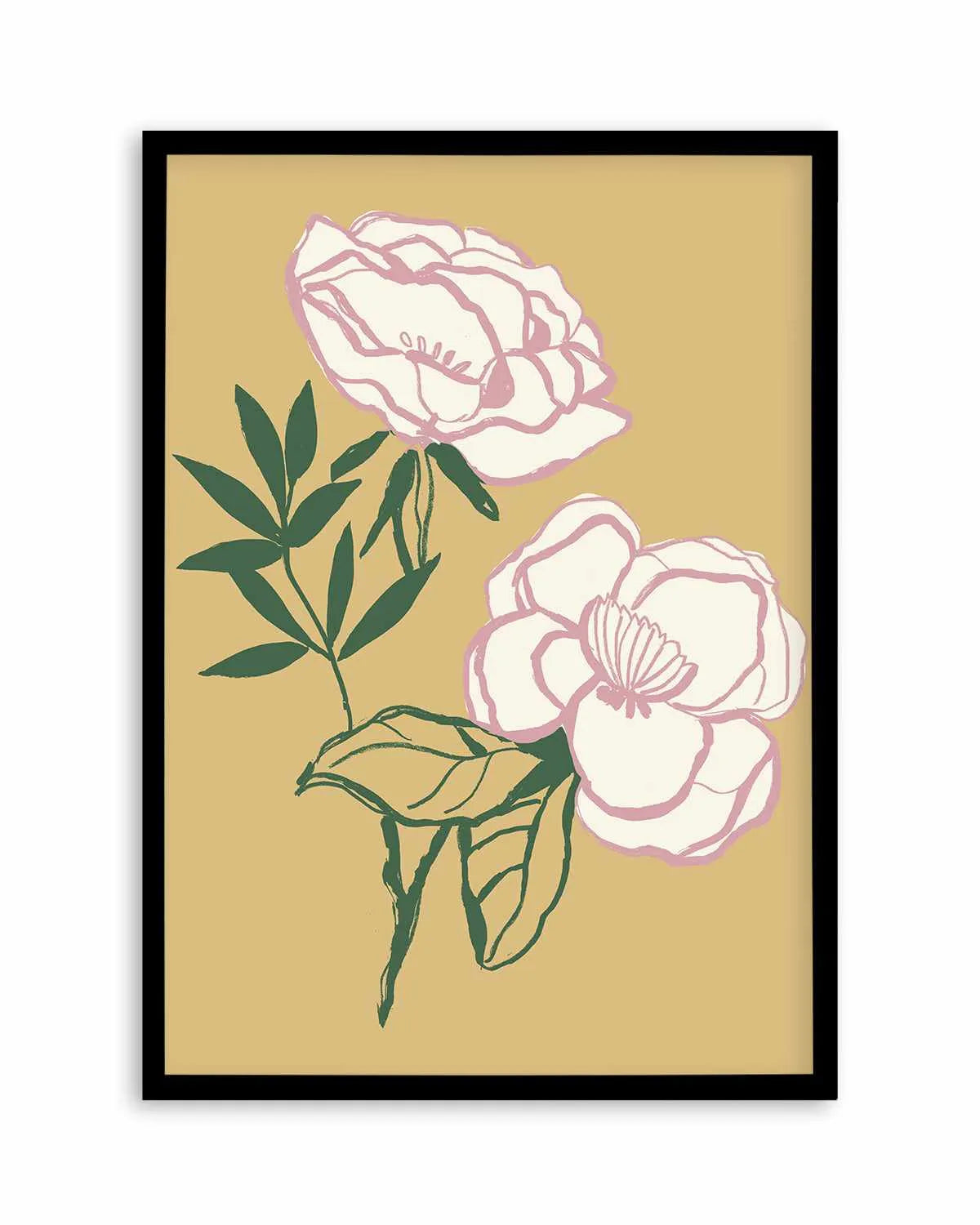 Sweet Peonies Art Print from Olive et Oriel where you can shop wallpaper and artworks online
