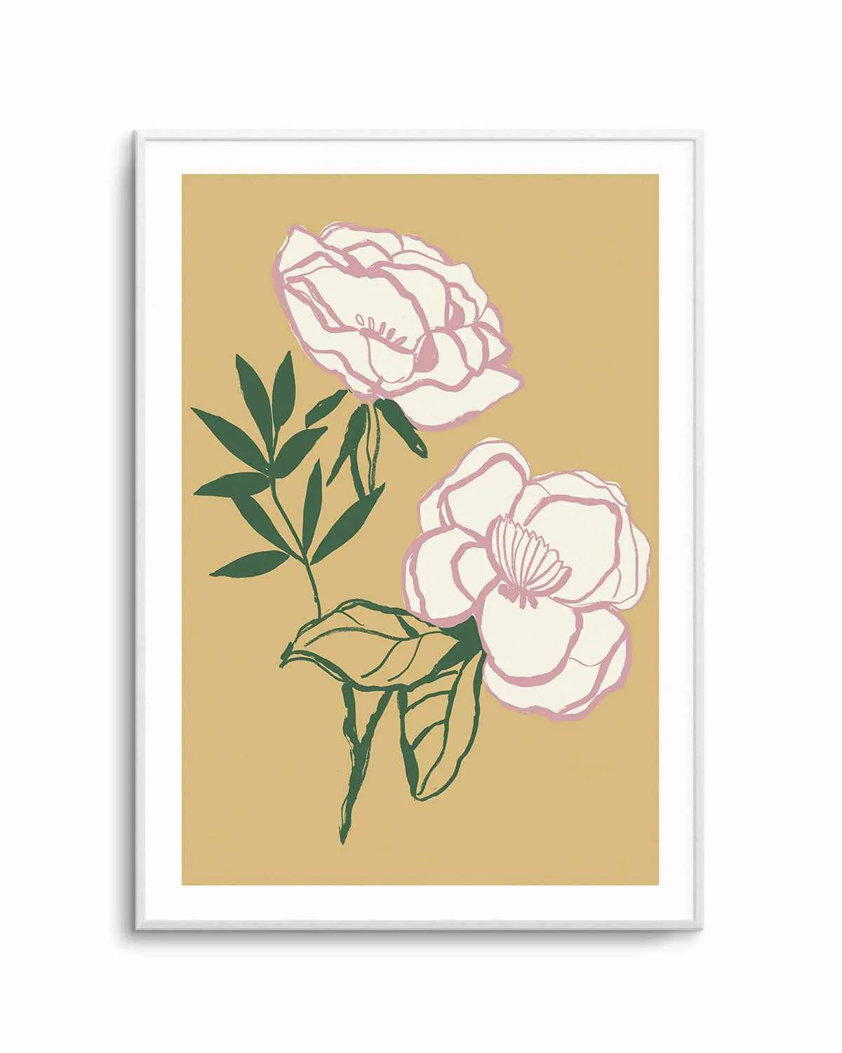 Sweet Peonies Art Print from Olive et Oriel where you can shop wallpaper and artworks online