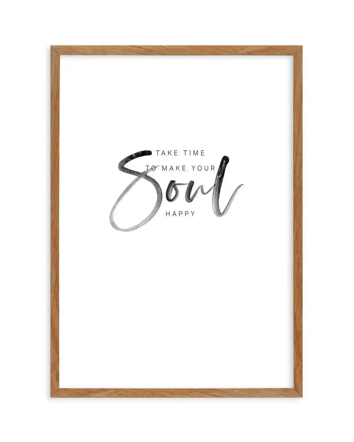 Take Time Art Print-PRINT-Olive et Oriel-Olive et Oriel-50x70 cm | 19.6" x 27.5"-Walnut-With White Border-Buy-Australian-Art-Prints-Online-with-Olive-et-Oriel-Your-Artwork-Specialists-Austrailia-Decorate-With-Coastal-Photo-Wall-Art-Prints-From-Our-Beach-House-Artwork-Collection-Fine-Poster-and-Framed-Artwork