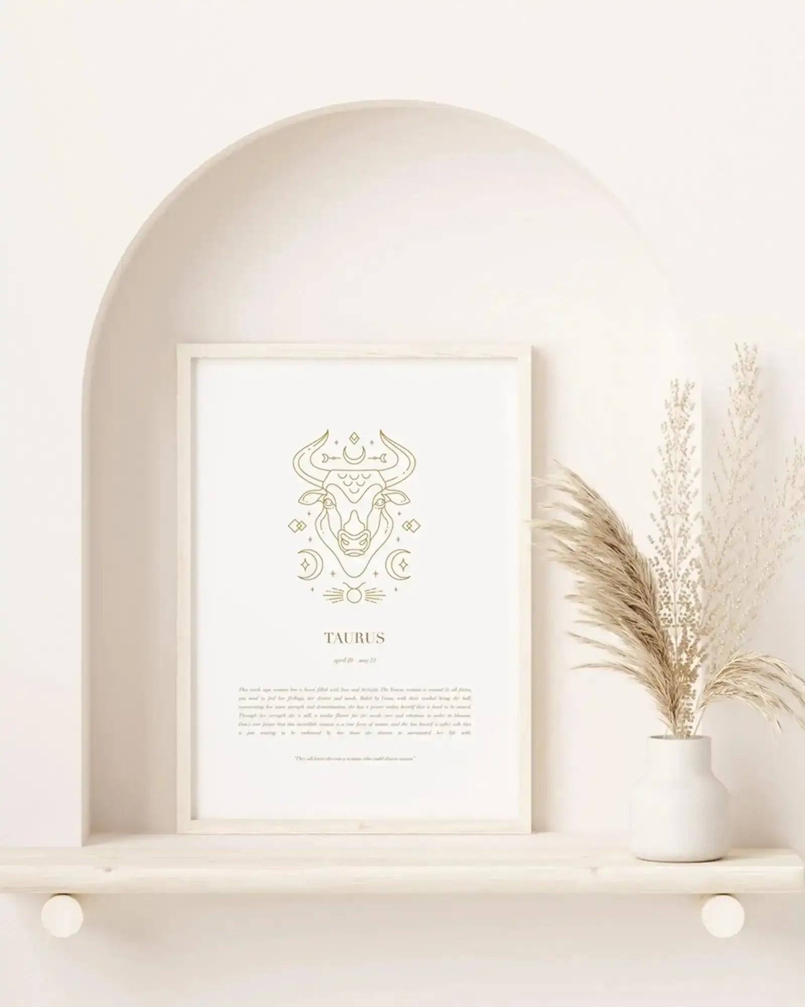 Taurus | Celestial Zodiac Art Print-PRINT-Olive et Oriel-Olive et Oriel-Buy-Australian-Art-Prints-Online-with-Olive-et-Oriel-Your-Artwork-Specialists-Austrailia-Decorate-With-Coastal-Photo-Wall-Art-Prints-From-Our-Beach-House-Artwork-Collection-Fine-Poster-and-Framed-Artwork