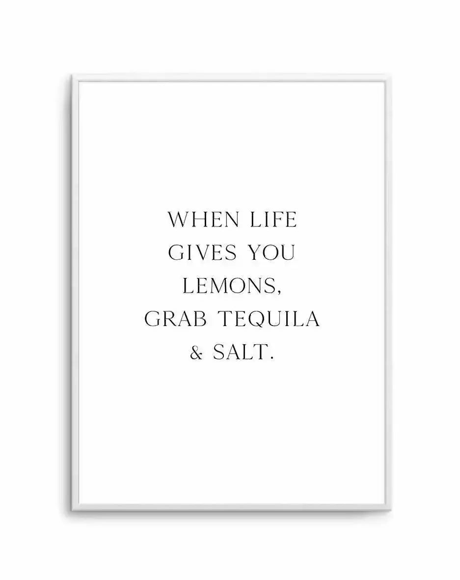 Tequila & Salt Art Print-PRINT-Olive et Oriel-Olive et Oriel-A3 | 11.7" x 16.5" | 29.7 x 42 cm-Unframed Art Print-With White Border-Buy-Australian-Art-Prints-Online-with-Olive-et-Oriel-Your-Artwork-Specialists-Austrailia-Decorate-With-Coastal-Photo-Wall-Art-Prints-From-Our-Beach-House-Artwork-Collection-Fine-Poster-and-Framed-Artwork
