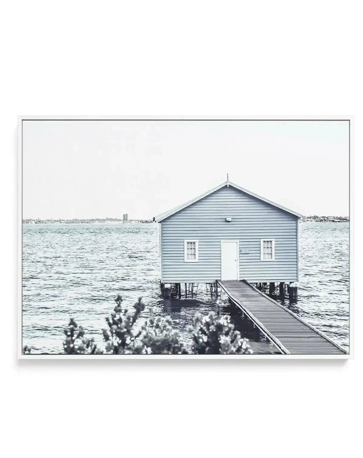 The Boathouse | WA | Framed Canvas-CANVAS-You can shop wall art online with Olive et Oriel for everything from abstract art to fun kids wall art. Our beautiful modern art prints and canvas art are available from large canvas prints to wall art paintings and our proudly Australian artwork collection offers only the highest quality framed large wall art and canvas art Australia - You can buy fashion photography prints or Hampton print posters and paintings on canvas from Olive et Oriel and have th