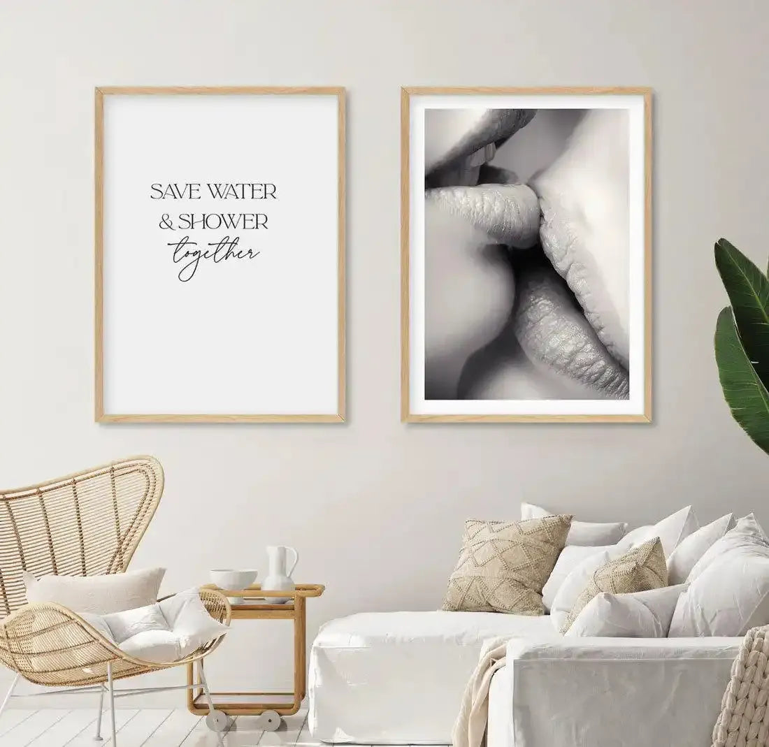 The Kiss Art Print-PRINT-Olive et Oriel-Olive et Oriel-Buy-Australian-Art-Prints-Online-with-Olive-et-Oriel-Your-Artwork-Specialists-Austrailia-Decorate-With-Coastal-Photo-Wall-Art-Prints-From-Our-Beach-House-Artwork-Collection-Fine-Poster-and-Framed-Artwork