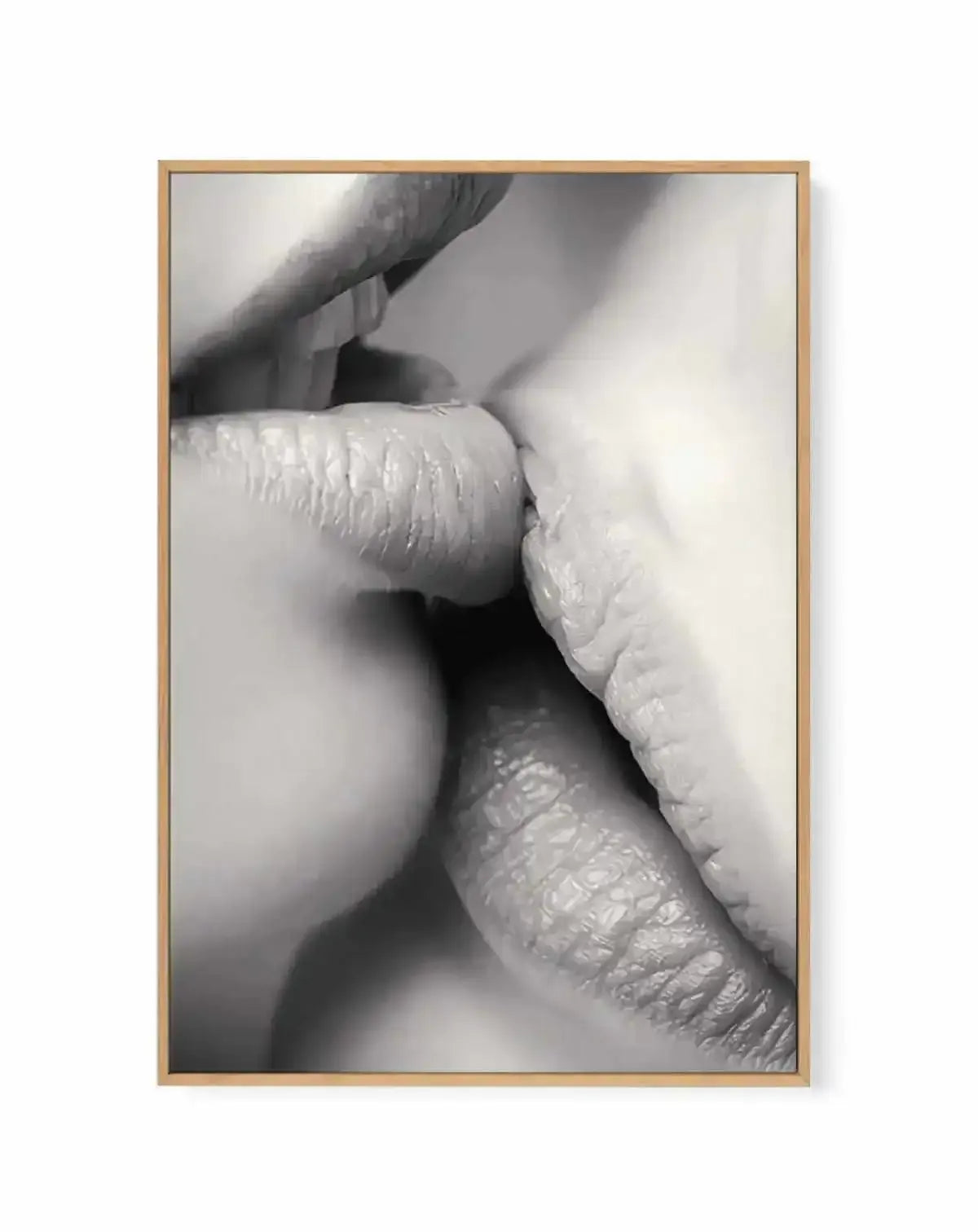 The Kiss | Framed Canvas Art Print from Olive et Oriel where you can shop wallpaper and artworks online