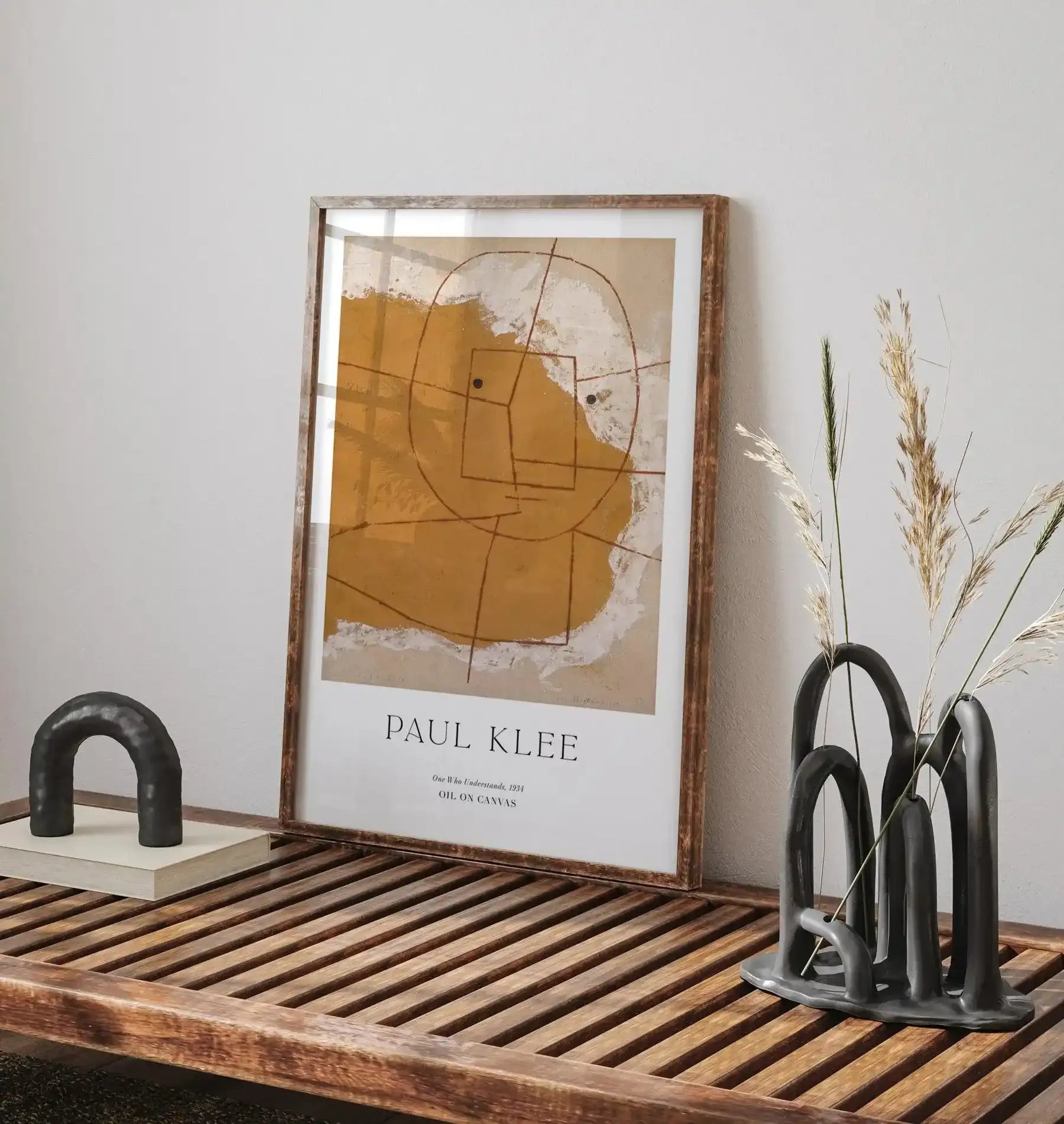 One Who Understands 1934 by Paul Klee Art Print-PRINT-Olive et Oriel-Olive et Oriel-Buy-Australian-Art-Prints-Online-with-Olive-et-Oriel-Your-Artwork-Specialists-Austrailia-Decorate-With-Coastal-Photo-Wall-Art-Prints-From-Our-Beach-House-Artwork-Collection-Fine-Poster-and-Framed-Artwork