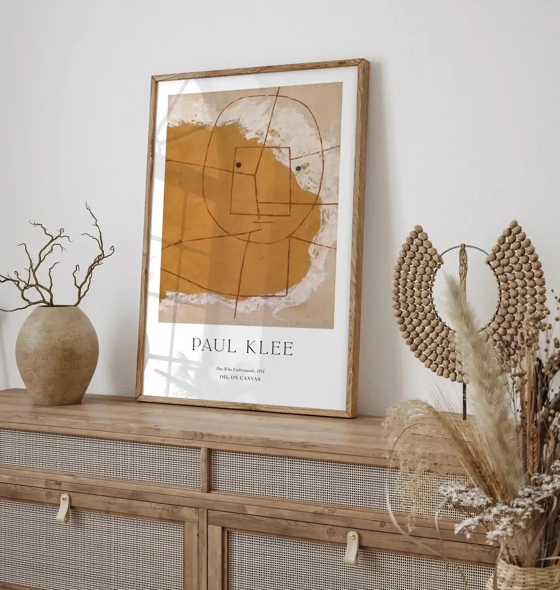 One Who Understands 1934 by Paul Klee Art Print-PRINT-Olive et Oriel-Olive et Oriel-Buy-Australian-Art-Prints-Online-with-Olive-et-Oriel-Your-Artwork-Specialists-Austrailia-Decorate-With-Coastal-Photo-Wall-Art-Prints-From-Our-Beach-House-Artwork-Collection-Fine-Poster-and-Framed-Artwork