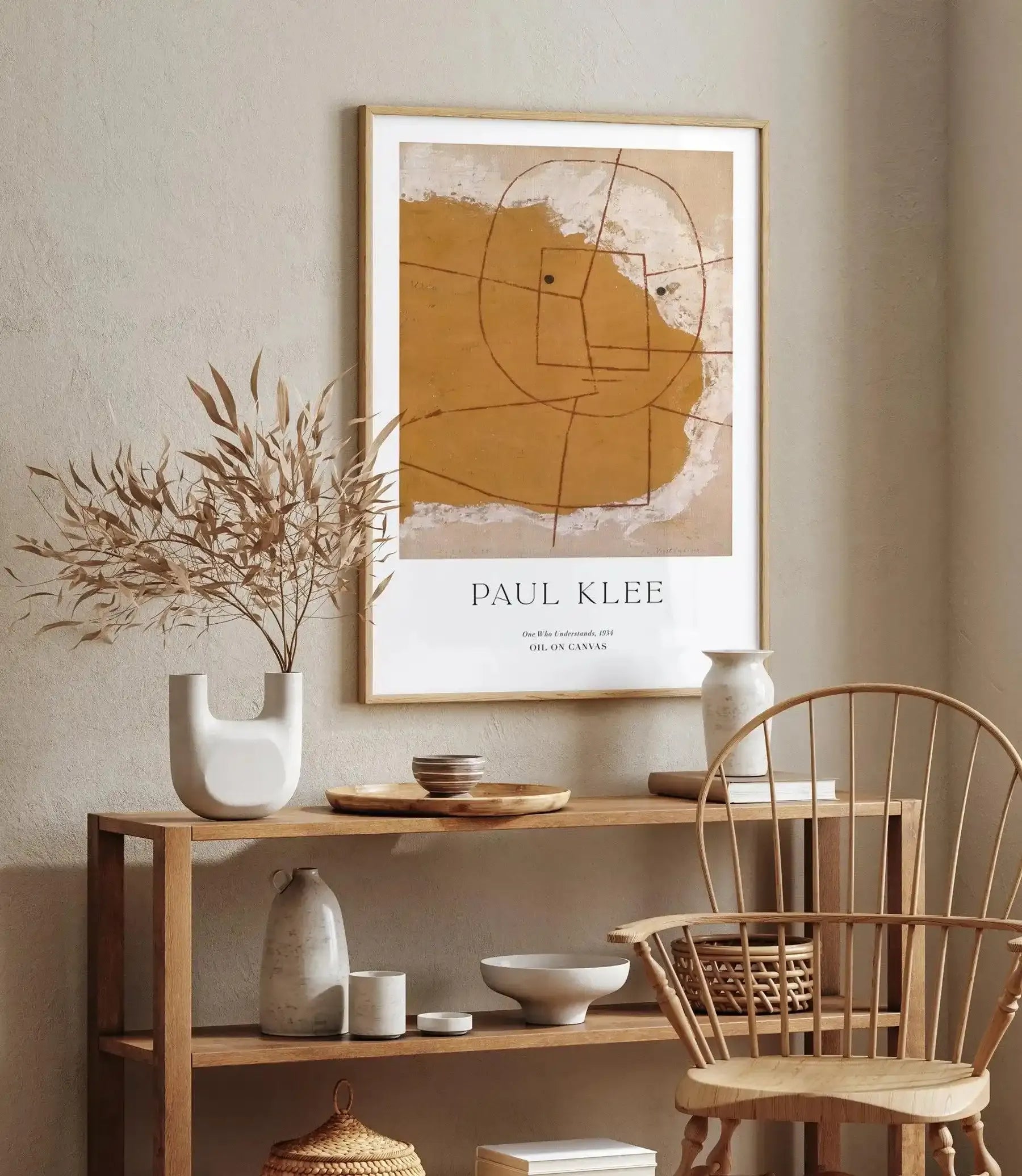 One Who Understands 1934 by Paul Klee Art Print-PRINT-Olive et Oriel-Olive et Oriel-Buy-Australian-Art-Prints-Online-with-Olive-et-Oriel-Your-Artwork-Specialists-Austrailia-Decorate-With-Coastal-Photo-Wall-Art-Prints-From-Our-Beach-House-Artwork-Collection-Fine-Poster-and-Framed-Artwork