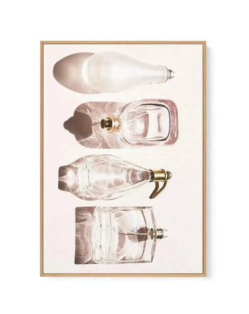Through Rose Coloured Glass | Framed Canvas Art Print pink art print