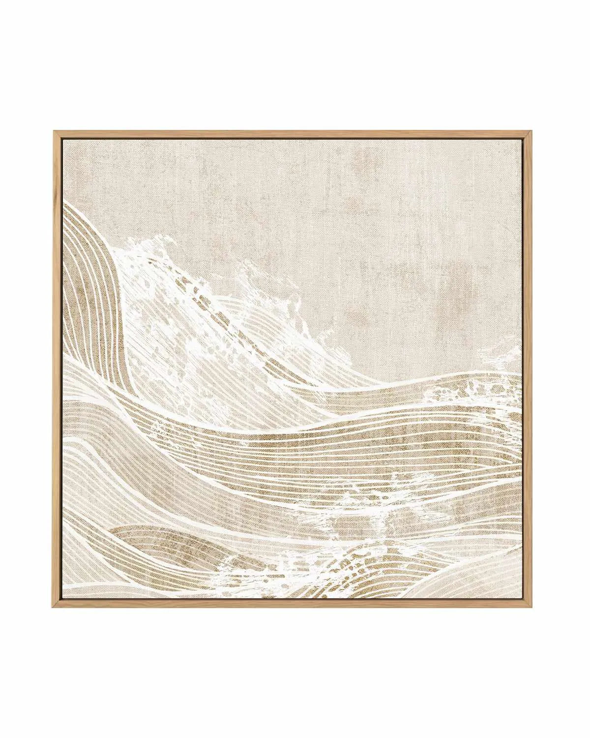 Tidal Waves I | Framed Canvas Art Print from Olive et Oriel where you can shop wallpaper and artworks online