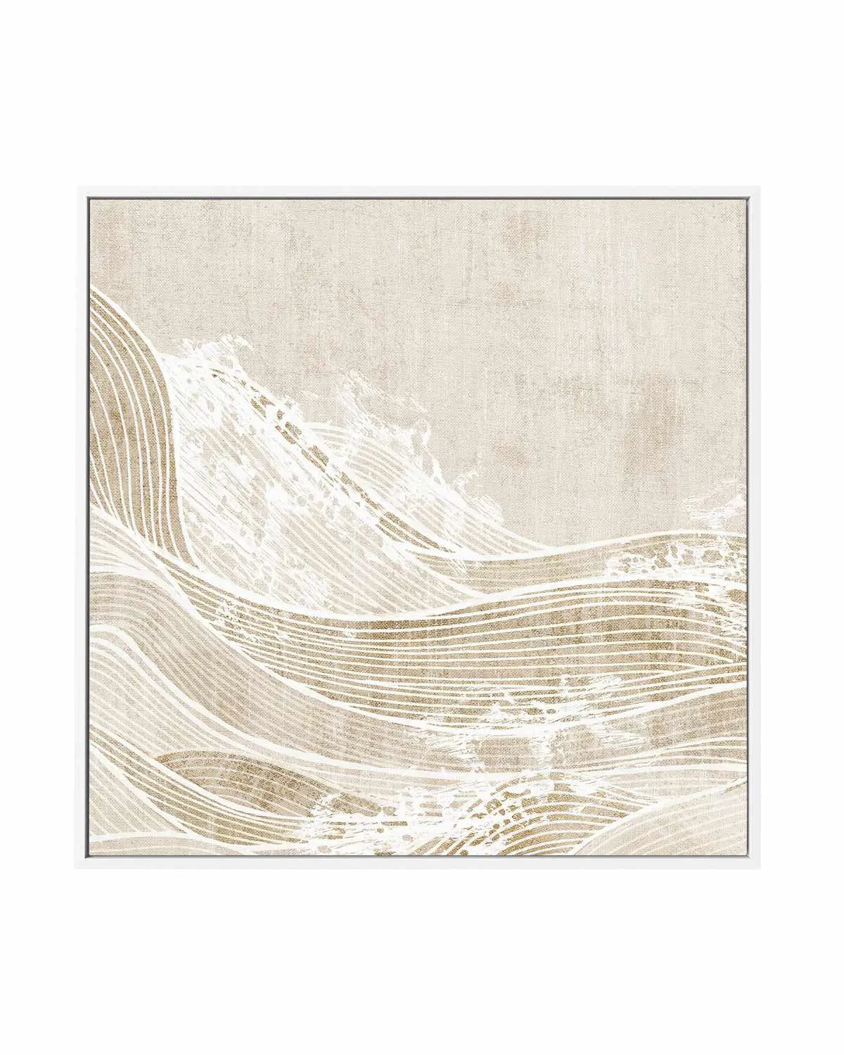 Tidal Waves I | Framed Canvas Art Print from Olive et Oriel where you can shop wallpaper and artworks online