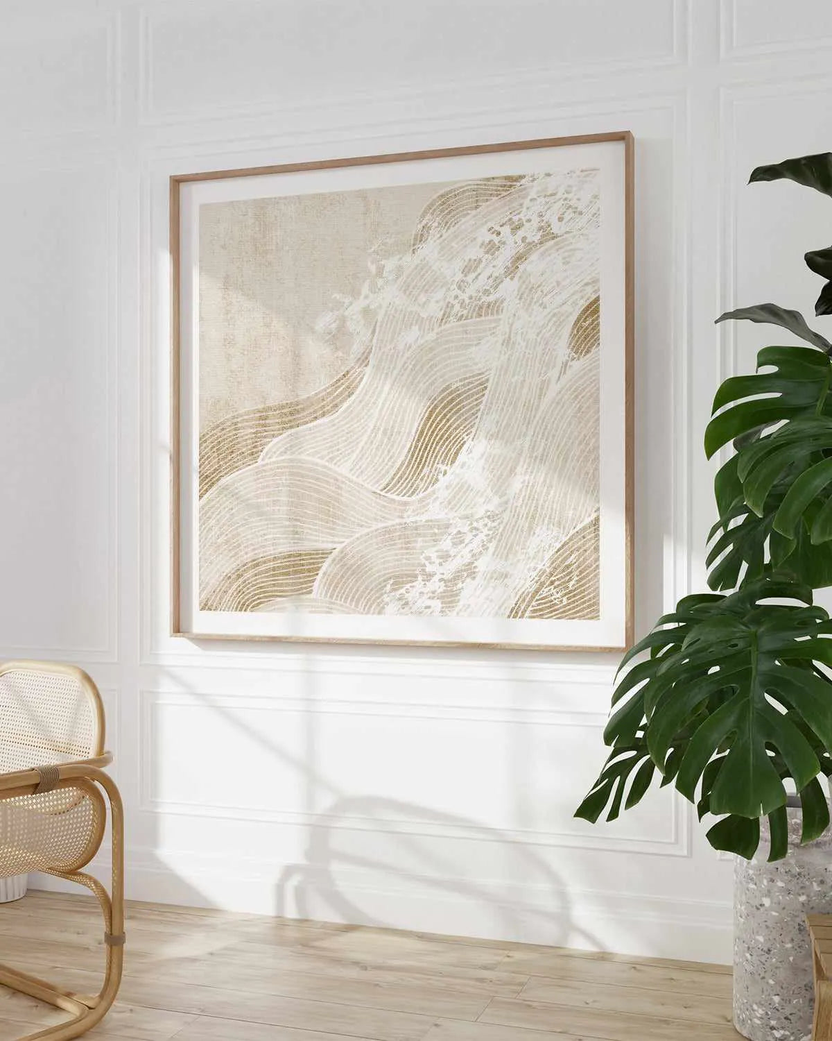 Tidal Waves II Art Print from Olive et Oriel where you can shop wallpaper and artworks online