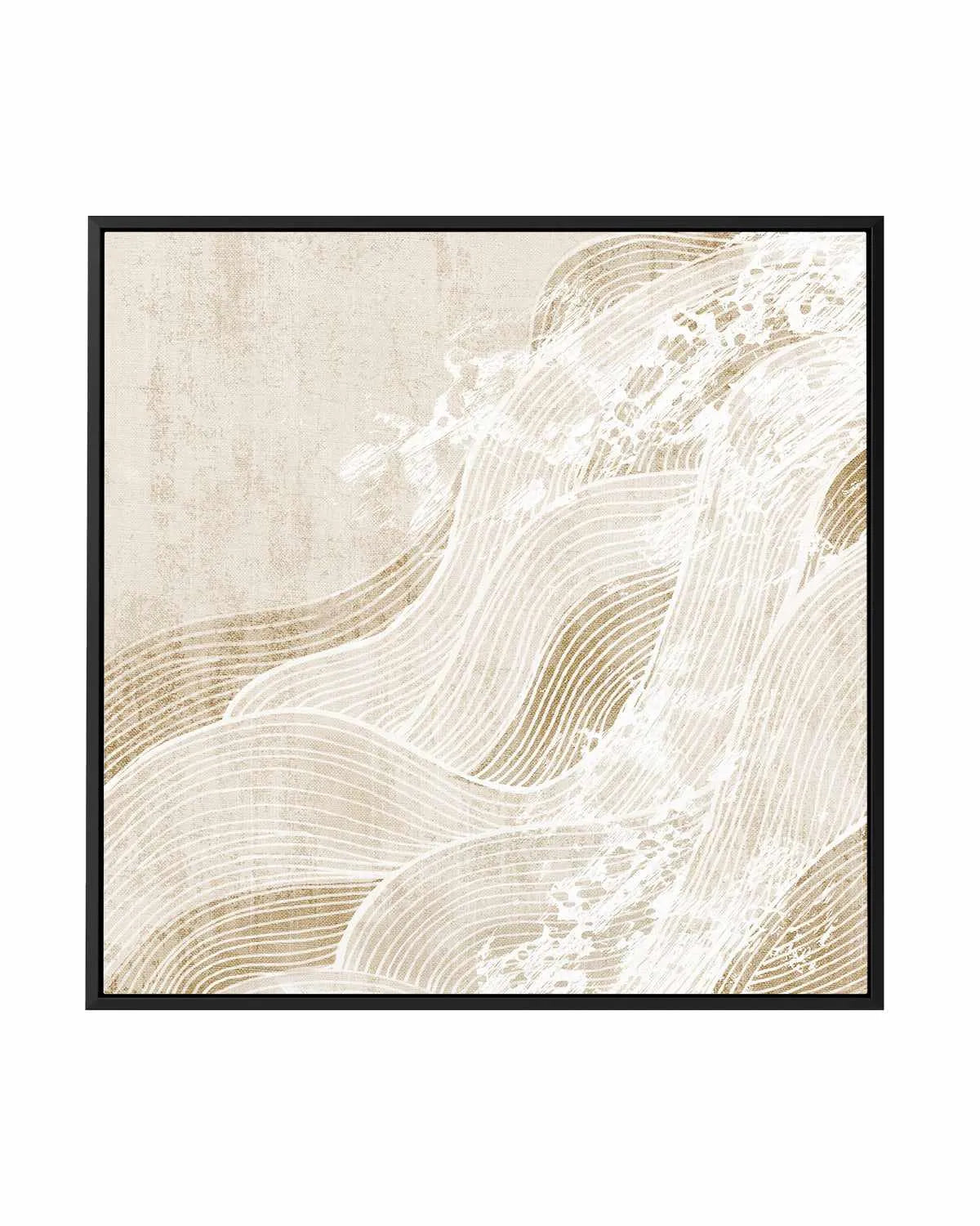 Tidal Waves II | Framed Canvas Art Print from Olive et Oriel where you can shop wallpaper and artworks online