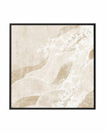 Tidal Waves II | Framed Canvas Art Print