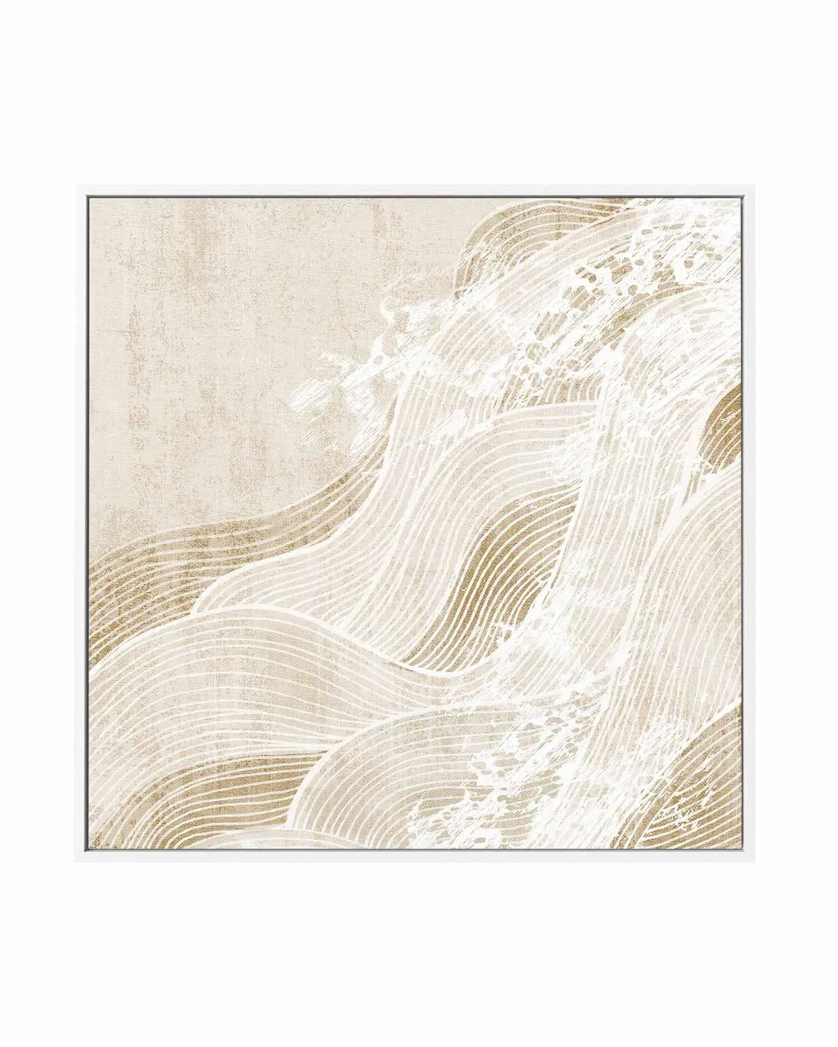 Tidal Waves II | Framed Canvas Art Print from Olive et Oriel where you can shop wallpaper and artworks online