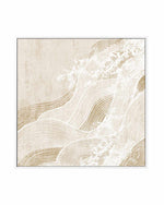 Tidal Waves II | Framed Canvas Art Print