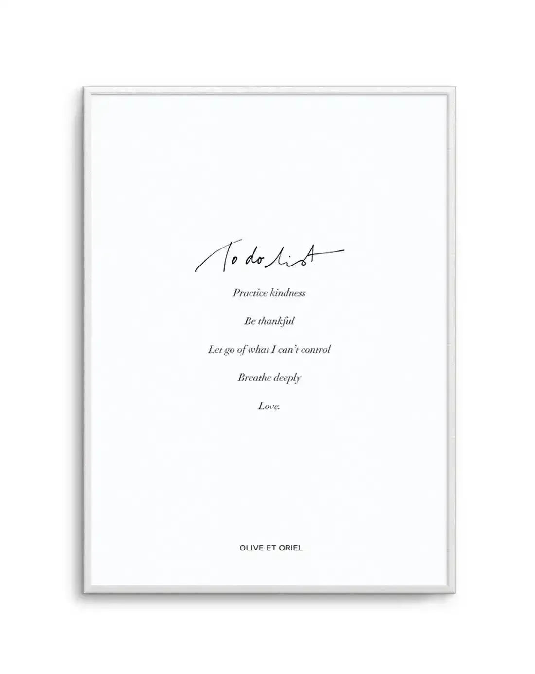 To Do List Art Print-PRINT-Olive et Oriel-Olive et Oriel-A3 | 11.7" x 16.5" | 29.7 x 42 cm-Unframed Art Print-With White Border-Buy-Australian-Art-Prints-Online-with-Olive-et-Oriel-Your-Artwork-Specialists-Austrailia-Decorate-With-Coastal-Photo-Wall-Art-Prints-From-Our-Beach-House-Artwork-Collection-Fine-Poster-and-Framed-Artwork