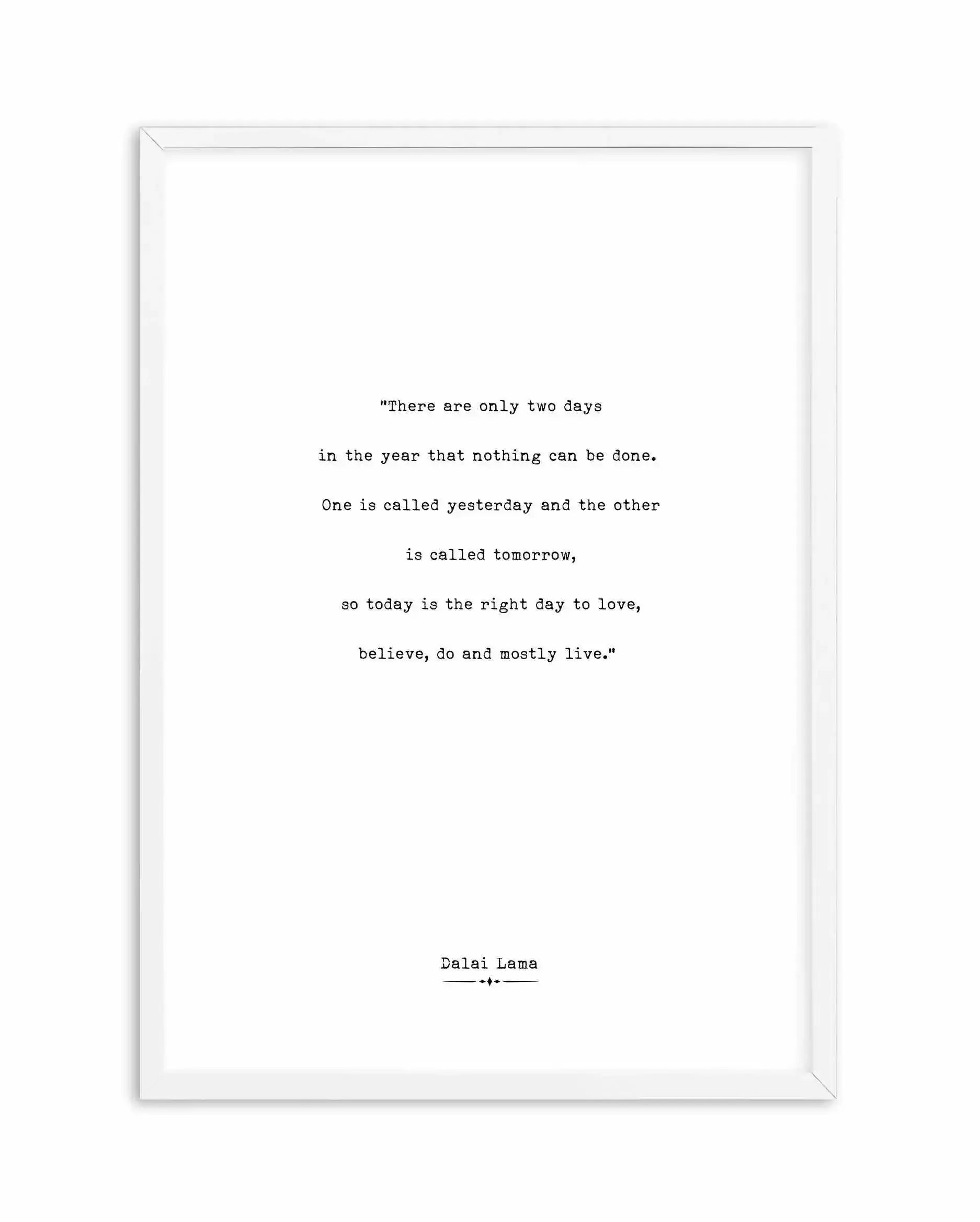 Today Is The Right Day Art Print-PRINT-Olive et Oriel-Olive et Oriel-A4 | 8.3" x 11.7" | 21 x 29.7cm-White-With White Border-Buy-Australian-Art-Prints-Online-with-Olive-et-Oriel-Your-Artwork-Specialists-Austrailia-Decorate-With-Coastal-Photo-Wall-Art-Prints-From-Our-Beach-House-Artwork-Collection-Fine-Poster-and-Framed-Artwork