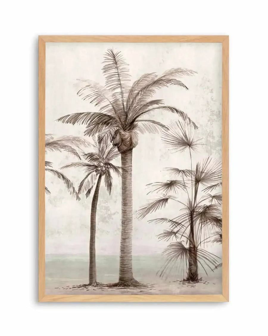 Tropic Palm I Art Print from Olive et Oriel where you can shop wallpaper and artworks online