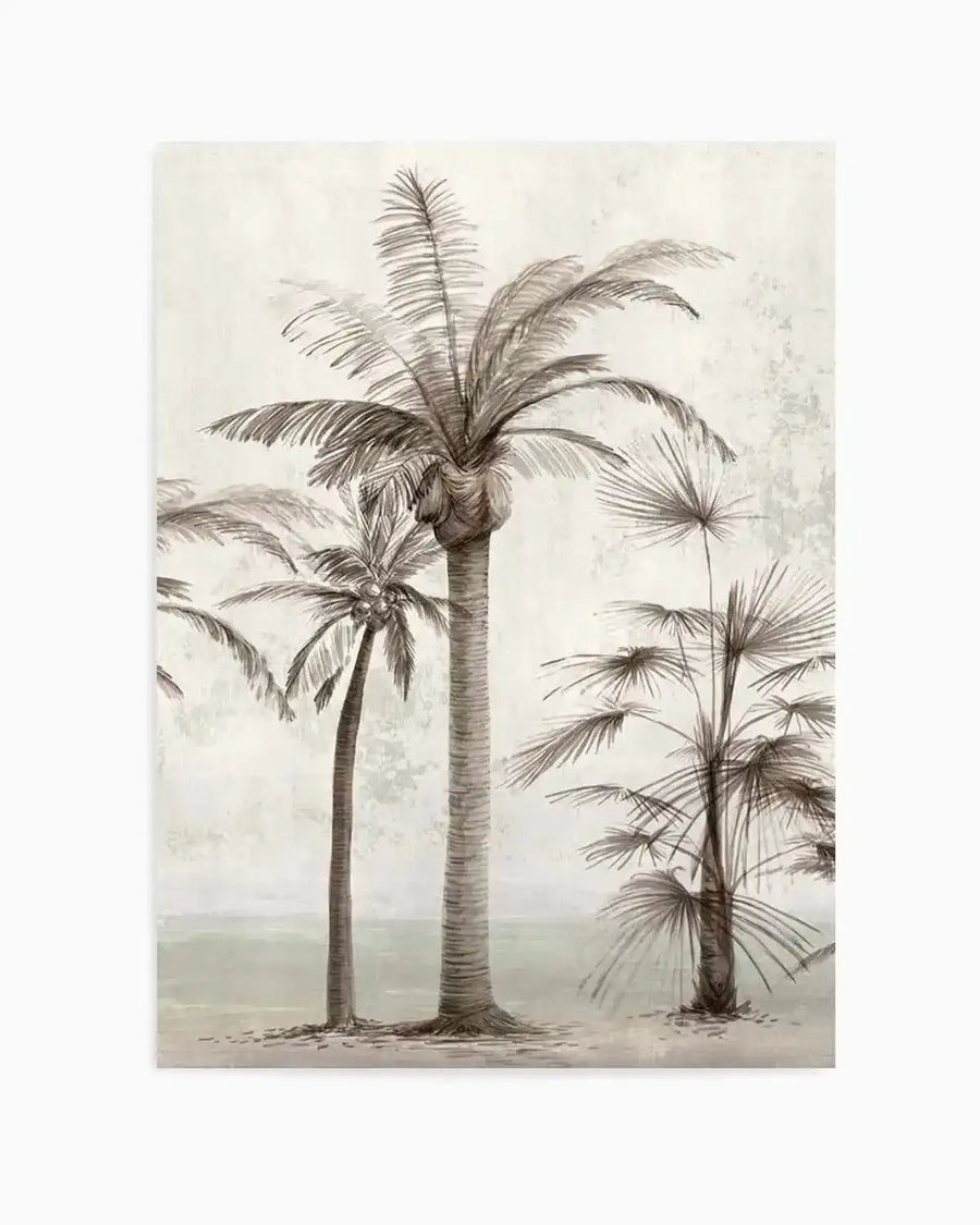 Tropic Palm I Art Print from Olive et Oriel where you can shop wallpaper and artworks online