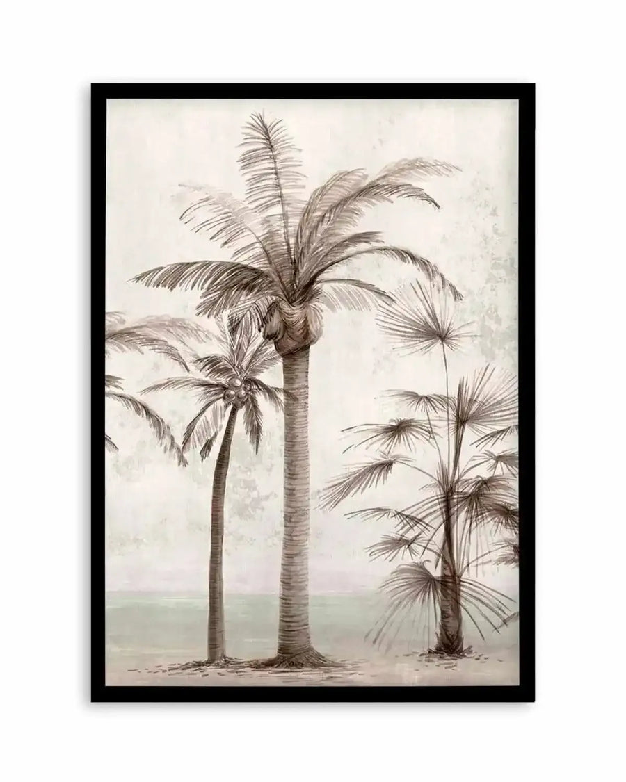 Tropic Palm I Art Print from Olive et Oriel where you can shop wallpaper and artworks online