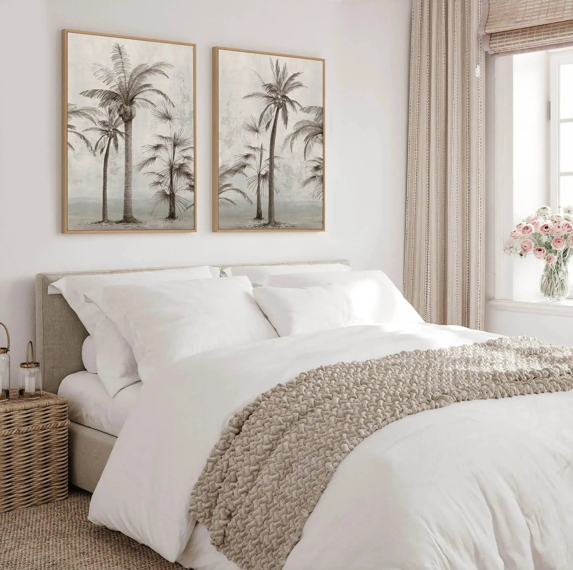 Tropic Palm II | Framed Canvas-CANVAS-You can shop wall art online with Olive et Oriel for everything from abstract art to fun kids wall art. Our beautiful modern art prints and canvas art are available from large canvas prints to wall art paintings and our proudly Australian artwork collection offers only the highest quality framed large wall art and canvas art Australia - You can buy fashion photography prints or Hampton print posters and paintings on canvas from Olive et Oriel and have them d