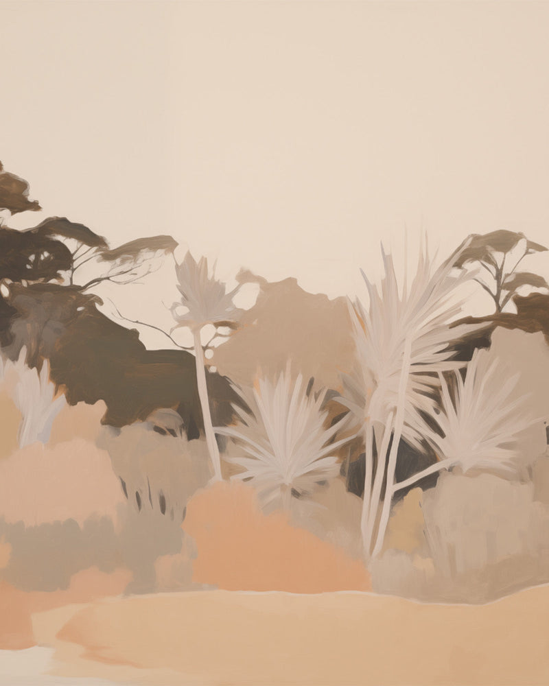 Tropical Cove Wallpaper Mural from Olive et Oriel where you can shop wallpaper and artworks online