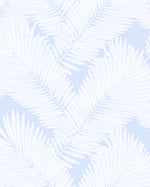 Tropicana Palm in Light Blue Wallpaper