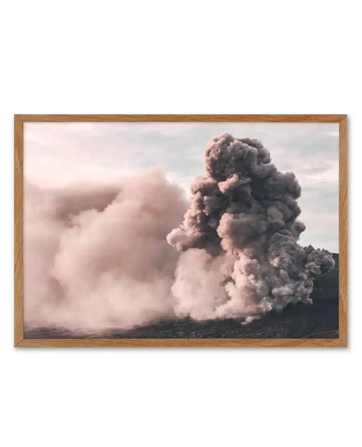 Up In Smoke Art Print-PRINT-Olive et Oriel-Olive et Oriel-50x70 cm | 19.6" x 27.5"-Walnut-With White Border-Buy-Australian-Art-Prints-Online-with-Olive-et-Oriel-Your-Artwork-Specialists-Austrailia-Decorate-With-Coastal-Photo-Wall-Art-Prints-From-Our-Beach-House-Artwork-Collection-Fine-Poster-and-Framed-Artwork