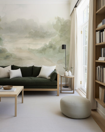 Valley Haven Wallpaper Mural from Olive et Oriel where you can shop wallpaper and artworks online