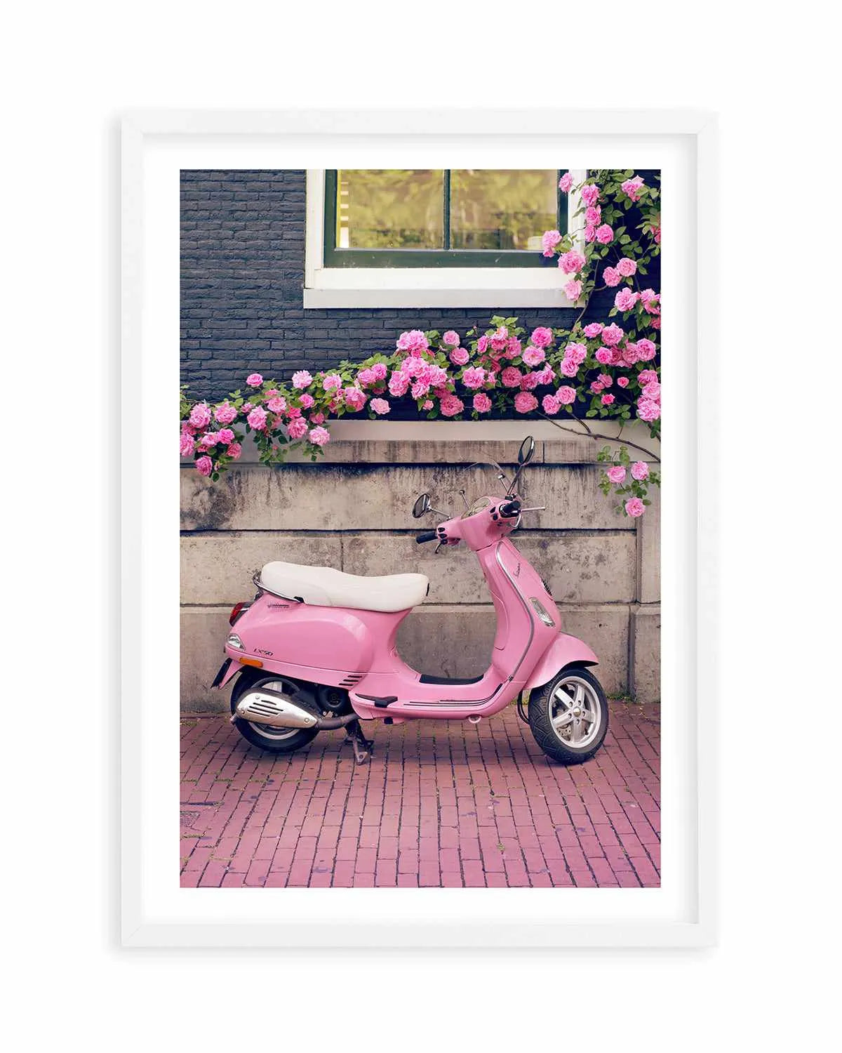 Vespa Art Print from Olive et Oriel where you can shop wallpaper and artworks online