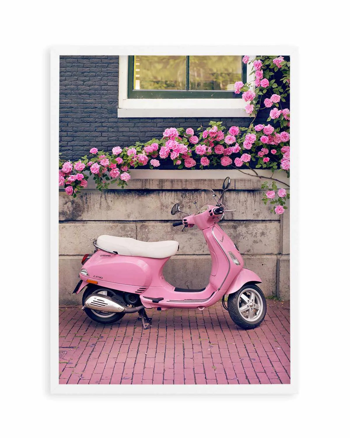 Vespa Art Print from Olive et Oriel where you can shop wallpaper and artworks online