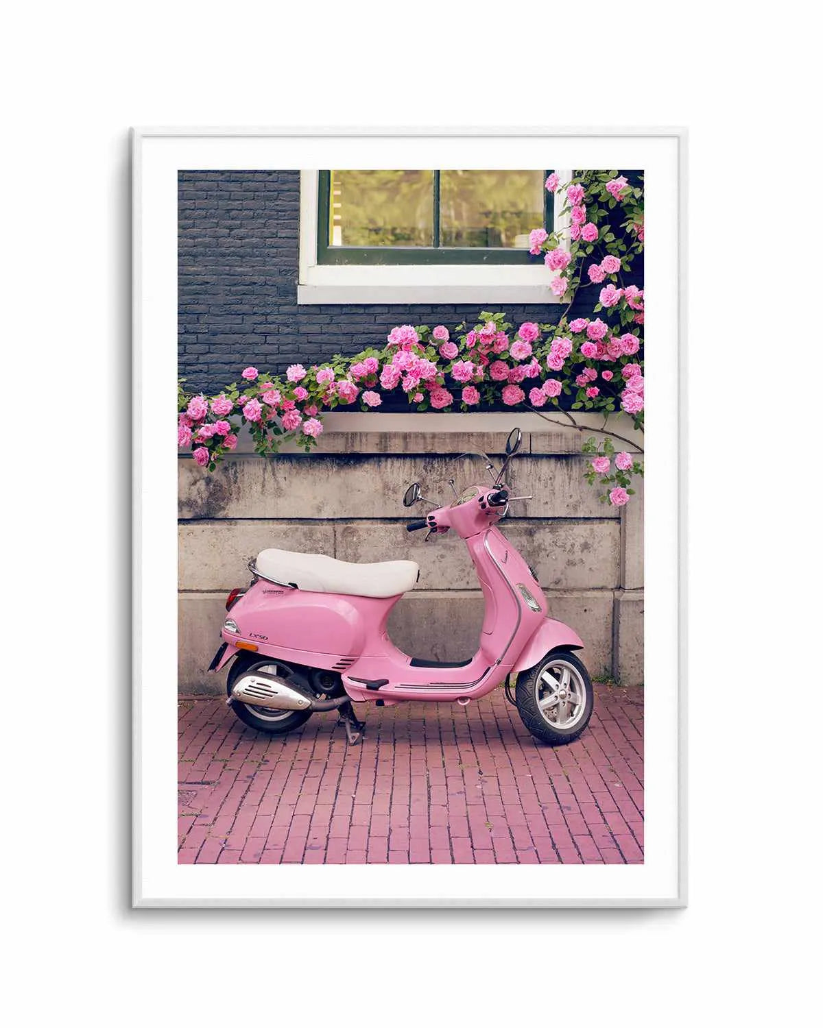 Vespa Art Print from Olive et Oriel where you can shop wallpaper and artworks online