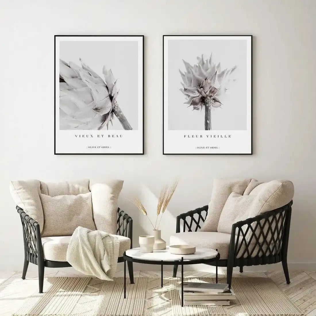 Vieux Et Beau | King Protea Art Print-PRINT-Olive et Oriel-Olive et Oriel-Buy-Australian-Art-Prints-Online-with-Olive-et-Oriel-Your-Artwork-Specialists-Austrailia-Decorate-With-Coastal-Photo-Wall-Art-Prints-From-Our-Beach-House-Artwork-Collection-Fine-Poster-and-Framed-Artwork
