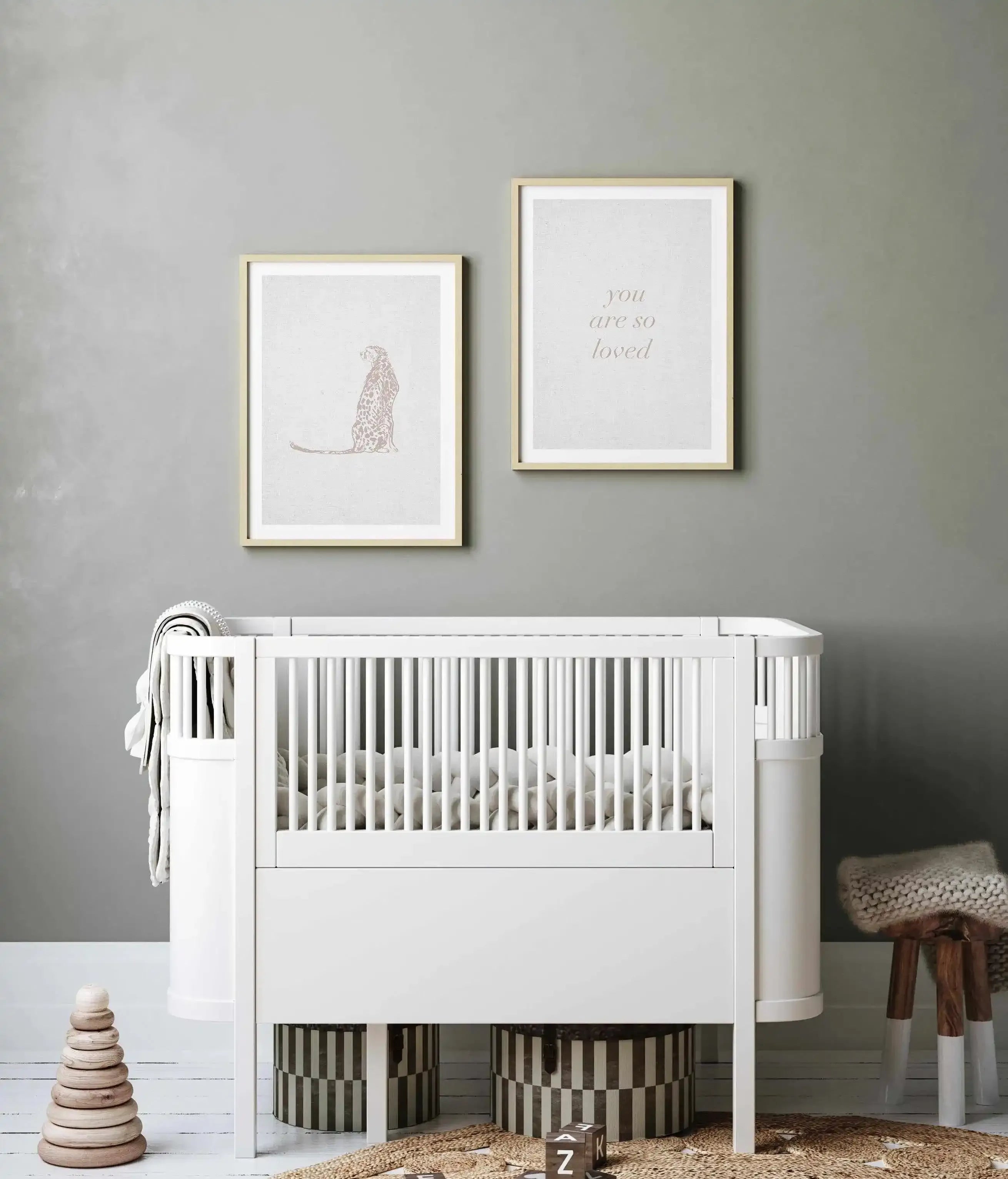 Vintage Cheetah on Linen | Customise Me! Art Print-PRINT-Olive et Oriel-Olive et Oriel-Buy-Australian-Art-Prints-Online-with-Olive-et-Oriel-Your-Artwork-Specialists-Austrailia-Decorate-With-Coastal-Photo-Wall-Art-Prints-From-Our-Beach-House-Artwork-Collection-Fine-Poster-and-Framed-Artwork