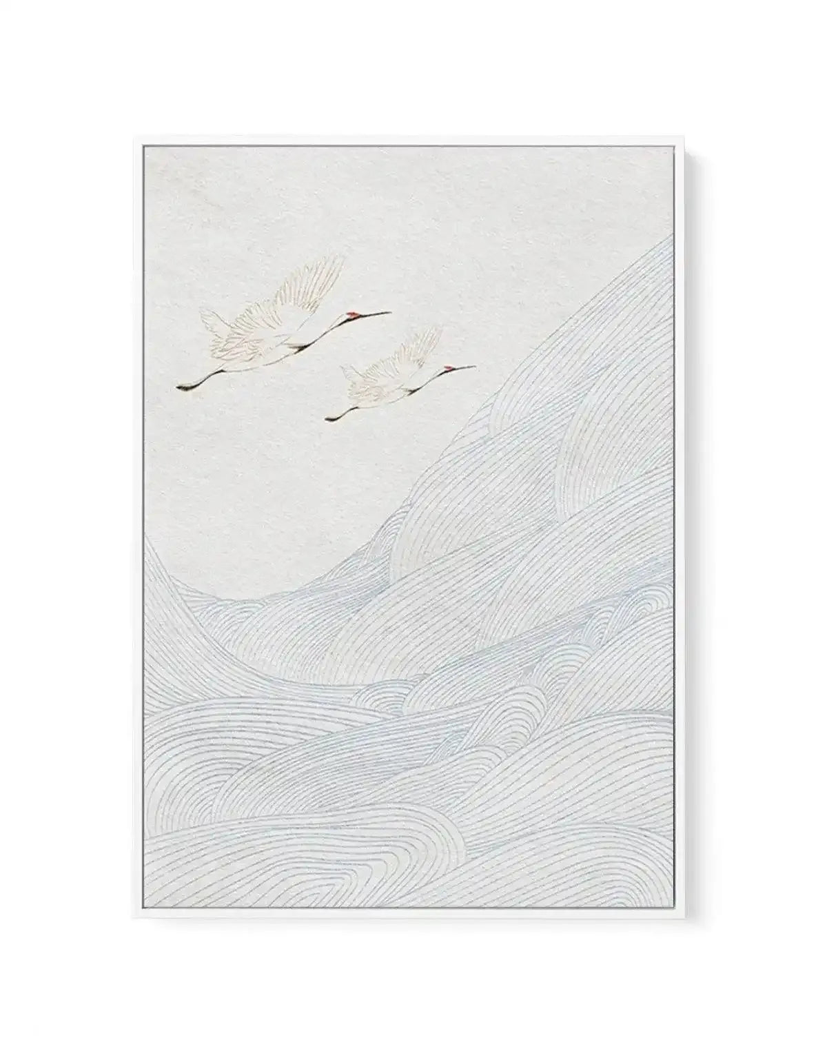 Vintage Crane I | Framed Canvas-CANVAS-You can shop wall art online with Olive et Oriel for everything from abstract art to fun kids wall art. Our beautiful modern art prints and canvas art are available from large canvas prints to wall art paintings and our proudly Australian artwork collection offers only the highest quality framed large wall art and canvas art Australia - You can buy fashion photography prints or Hampton print posters and paintings on canvas from Olive et Oriel and have them 