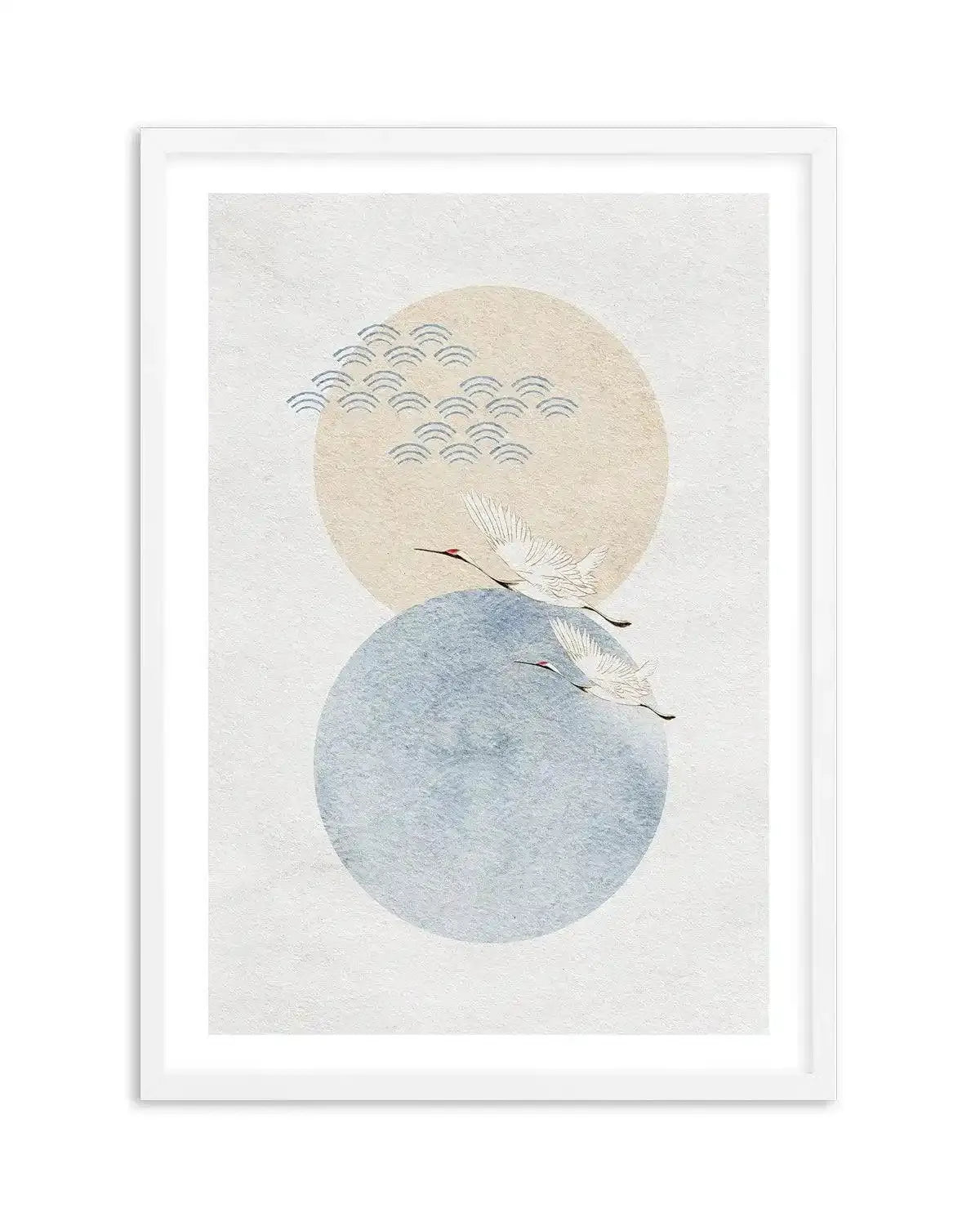 Vintage Crane II Art Print-PRINT-Olive et Oriel-Olive et Oriel-A5 | 5.8" x 8.3" | 14.8 x 21cm-White-With White Border-Buy-Australian-Art-Prints-Online-with-Olive-et-Oriel-Your-Artwork-Specialists-Austrailia-Decorate-With-Coastal-Photo-Wall-Art-Prints-From-Our-Beach-House-Artwork-Collection-Fine-Poster-and-Framed-Artwork