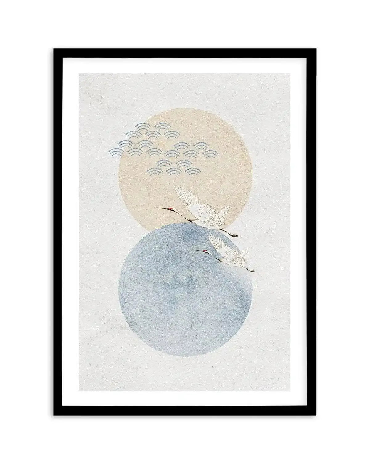 Vintage Crane II Art Print-PRINT-Olive et Oriel-Olive et Oriel-A5 | 5.8" x 8.3" | 14.8 x 21cm-Black-With White Border-Buy-Australian-Art-Prints-Online-with-Olive-et-Oriel-Your-Artwork-Specialists-Austrailia-Decorate-With-Coastal-Photo-Wall-Art-Prints-From-Our-Beach-House-Artwork-Collection-Fine-Poster-and-Framed-Artwork