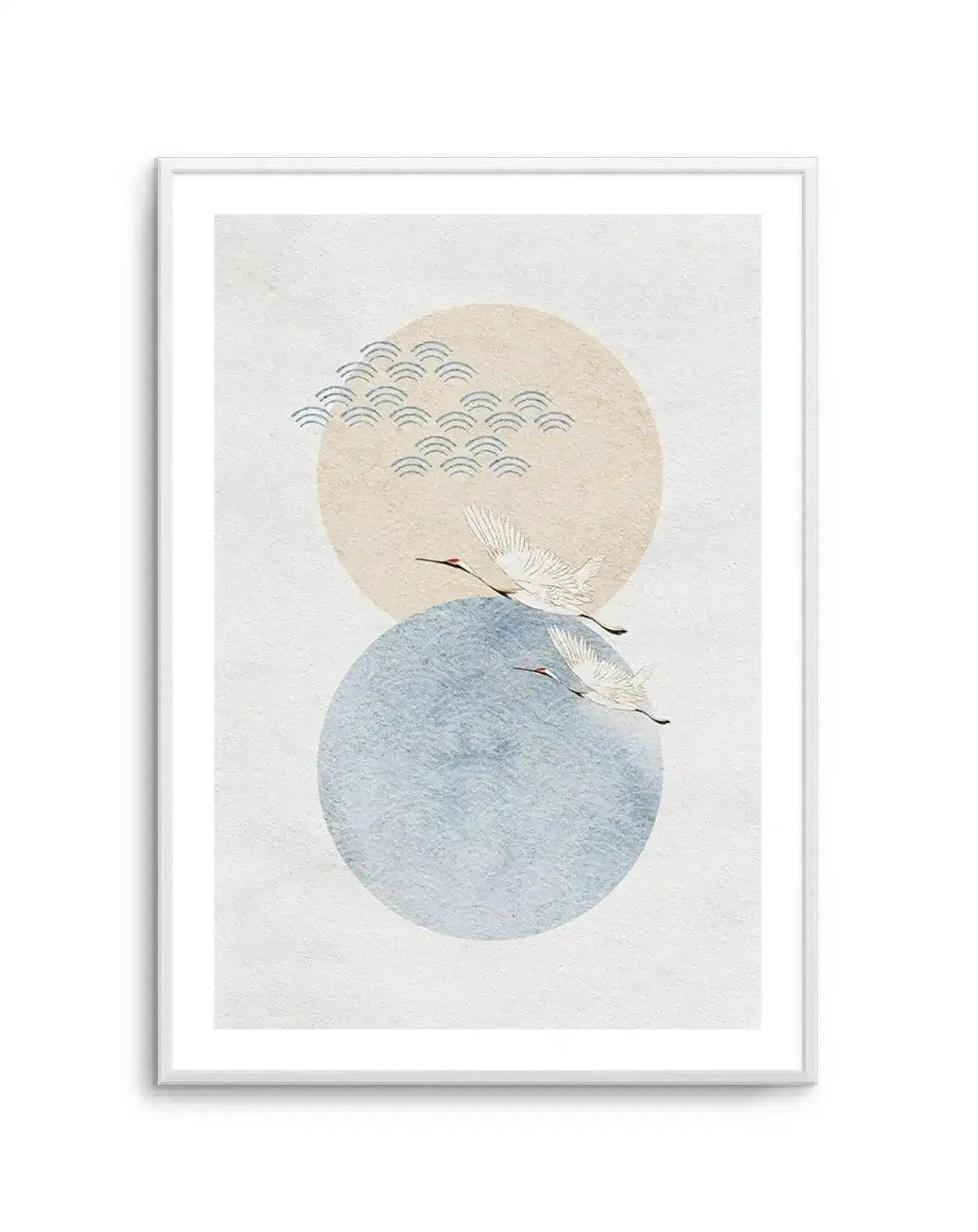 Vintage Crane II Art Print-PRINT-Olive et Oriel-Olive et Oriel-A5 | 5.8" x 8.3" | 14.8 x 21cm-Unframed Art Print-With White Border-Buy-Australian-Art-Prints-Online-with-Olive-et-Oriel-Your-Artwork-Specialists-Austrailia-Decorate-With-Coastal-Photo-Wall-Art-Prints-From-Our-Beach-House-Artwork-Collection-Fine-Poster-and-Framed-Artwork