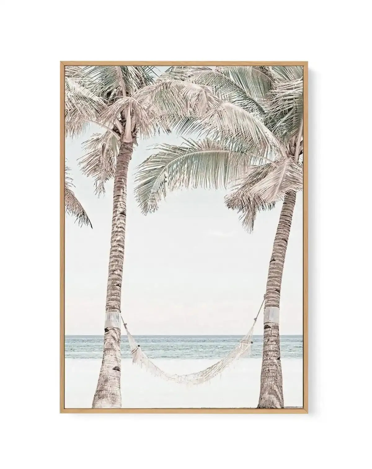 Vintage Hammock | Framed Canvas-CANVAS-You can shop wall art online with Olive et Oriel for everything from abstract art to fun kids wall art. Our beautiful modern art prints and canvas art are available from large canvas prints to wall art paintings and our proudly Australian artwork collection offers only the highest quality framed large wall art and canvas art Australia - You can buy fashion photography prints or Hampton print posters and paintings on canvas from Olive et Oriel and have them 