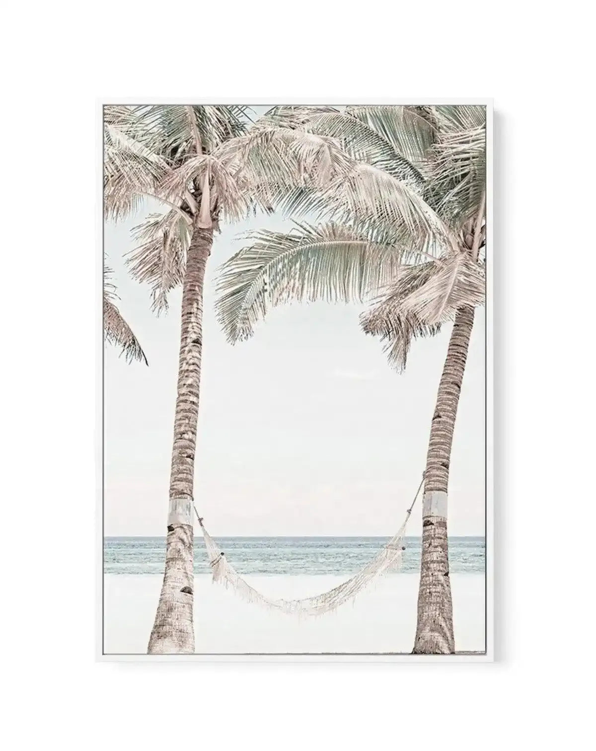 Vintage Hammock | Framed Canvas-CANVAS-You can shop wall art online with Olive et Oriel for everything from abstract art to fun kids wall art. Our beautiful modern art prints and canvas art are available from large canvas prints to wall art paintings and our proudly Australian artwork collection offers only the highest quality framed large wall art and canvas art Australia - You can buy fashion photography prints or Hampton print posters and paintings on canvas from Olive et Oriel and have them 