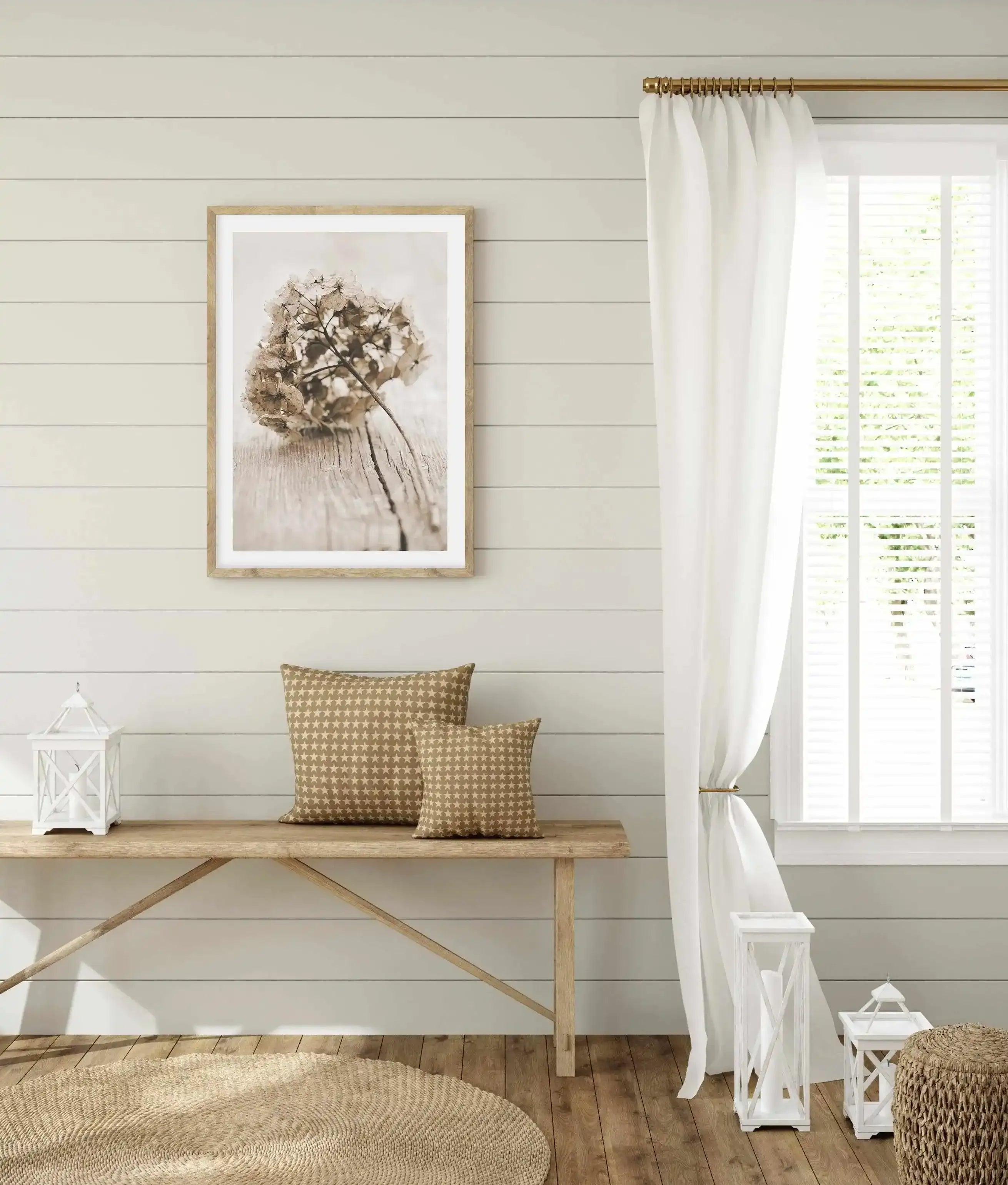 Vintage hydrangea Art Print-PRINT-Olive et Oriel-Olive et Oriel-Buy-Australian-Art-Prints-Online-with-Olive-et-Oriel-Your-Artwork-Specialists-Austrailia-Decorate-With-Coastal-Photo-Wall-Art-Prints-From-Our-Beach-House-Artwork-Collection-Fine-Poster-and-Framed-Artwork