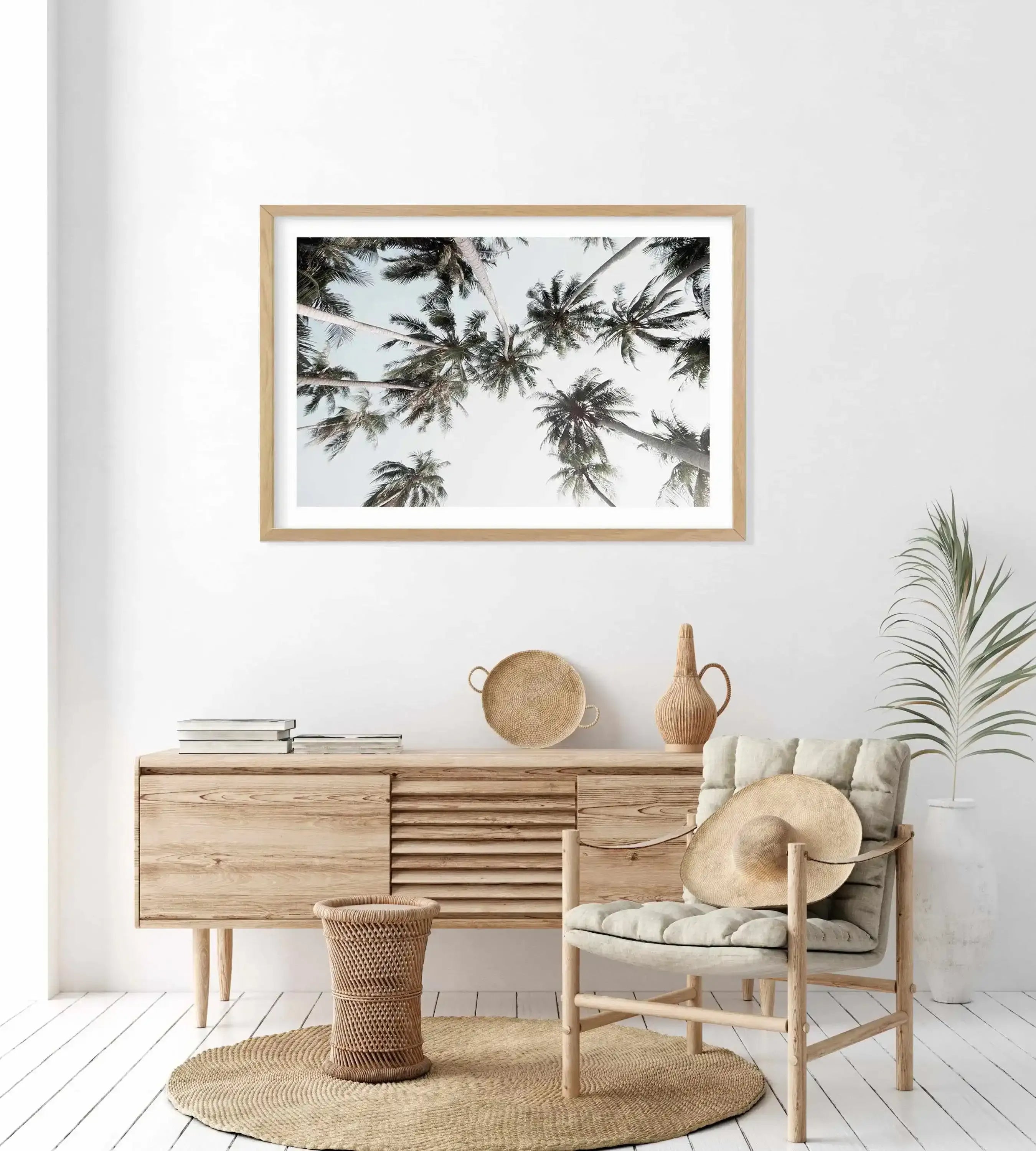 Vintage Palms LS Art Print-PRINT-Olive et Oriel-Olive et Oriel-Buy-Australian-Art-Prints-Online-with-Olive-et-Oriel-Your-Artwork-Specialists-Austrailia-Decorate-With-Coastal-Photo-Wall-Art-Prints-From-Our-Beach-House-Artwork-Collection-Fine-Poster-and-Framed-Artwork