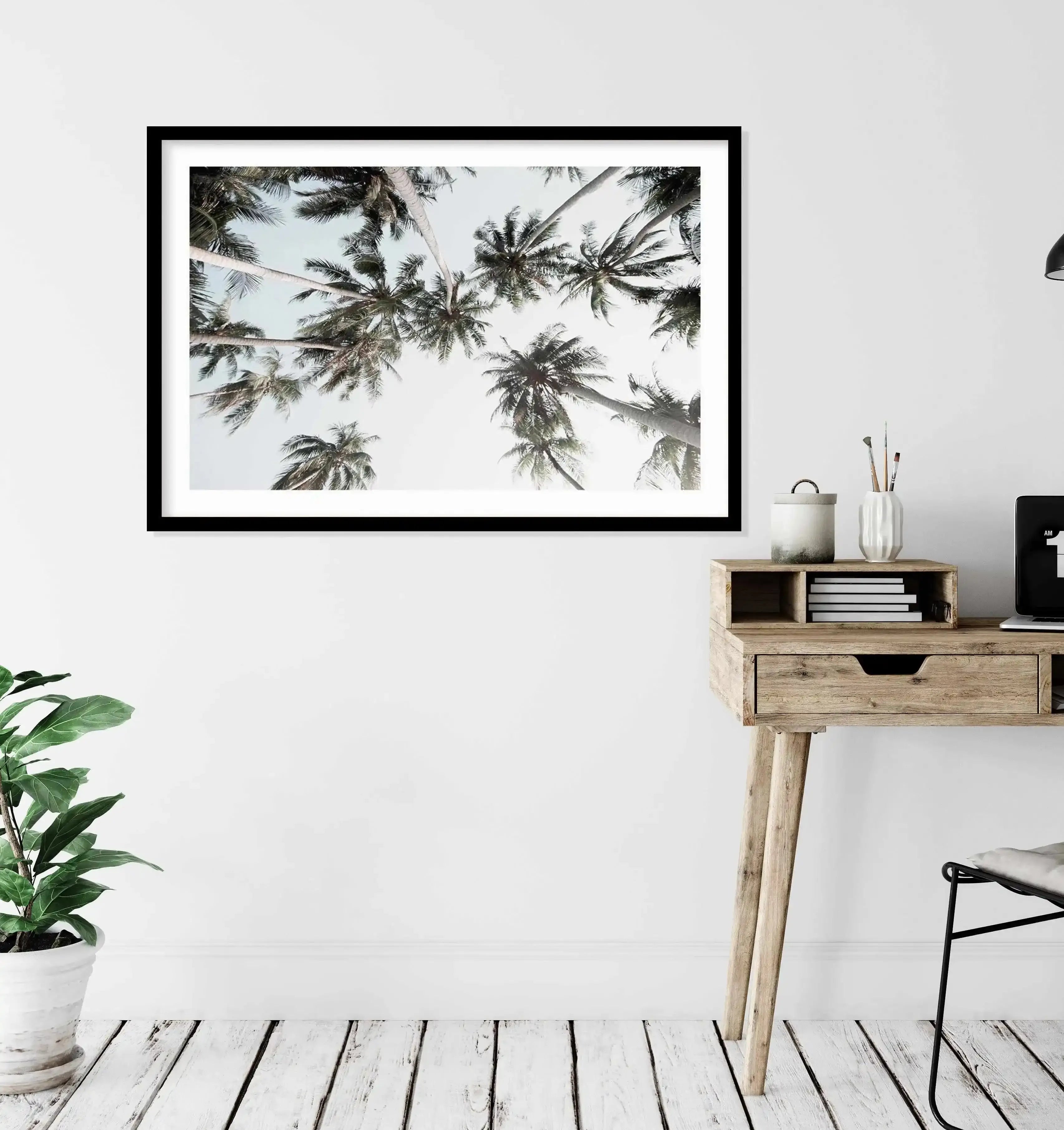Vintage Palms LS Art Print-PRINT-Olive et Oriel-Olive et Oriel-Buy-Australian-Art-Prints-Online-with-Olive-et-Oriel-Your-Artwork-Specialists-Austrailia-Decorate-With-Coastal-Photo-Wall-Art-Prints-From-Our-Beach-House-Artwork-Collection-Fine-Poster-and-Framed-Artwork