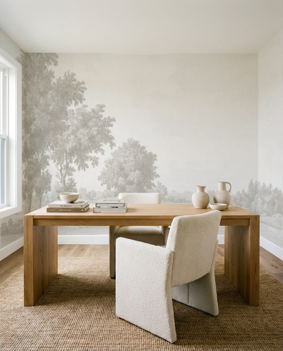 Vintage Oak Tree Wallpaper Mural