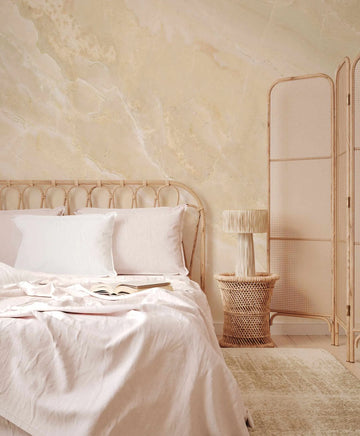 Warm Marble Wallpaper from Olive et Oriel where you can shop wallpaper and artworks online