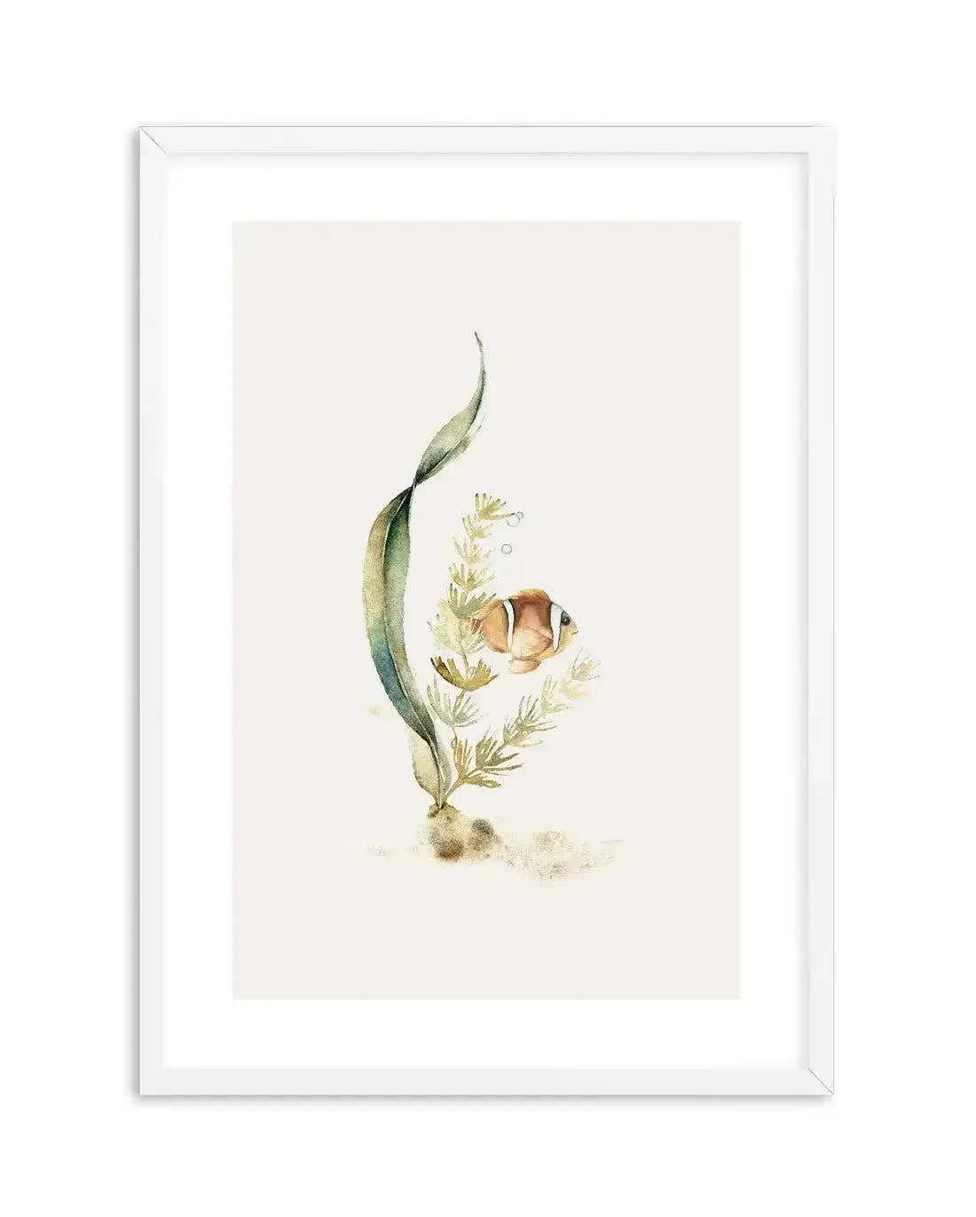 Watercolour Fish Art Print-PRINT-Olive et Oriel-Olive et Oriel-A5 | 5.8" x 8.3" | 14.8 x 21cm-White-With White Border-Buy-Australian-Art-Prints-Online-with-Olive-et-Oriel-Your-Artwork-Specialists-Austrailia-Decorate-With-Coastal-Photo-Wall-Art-Prints-From-Our-Beach-House-Artwork-Collection-Fine-Poster-and-Framed-Artwork