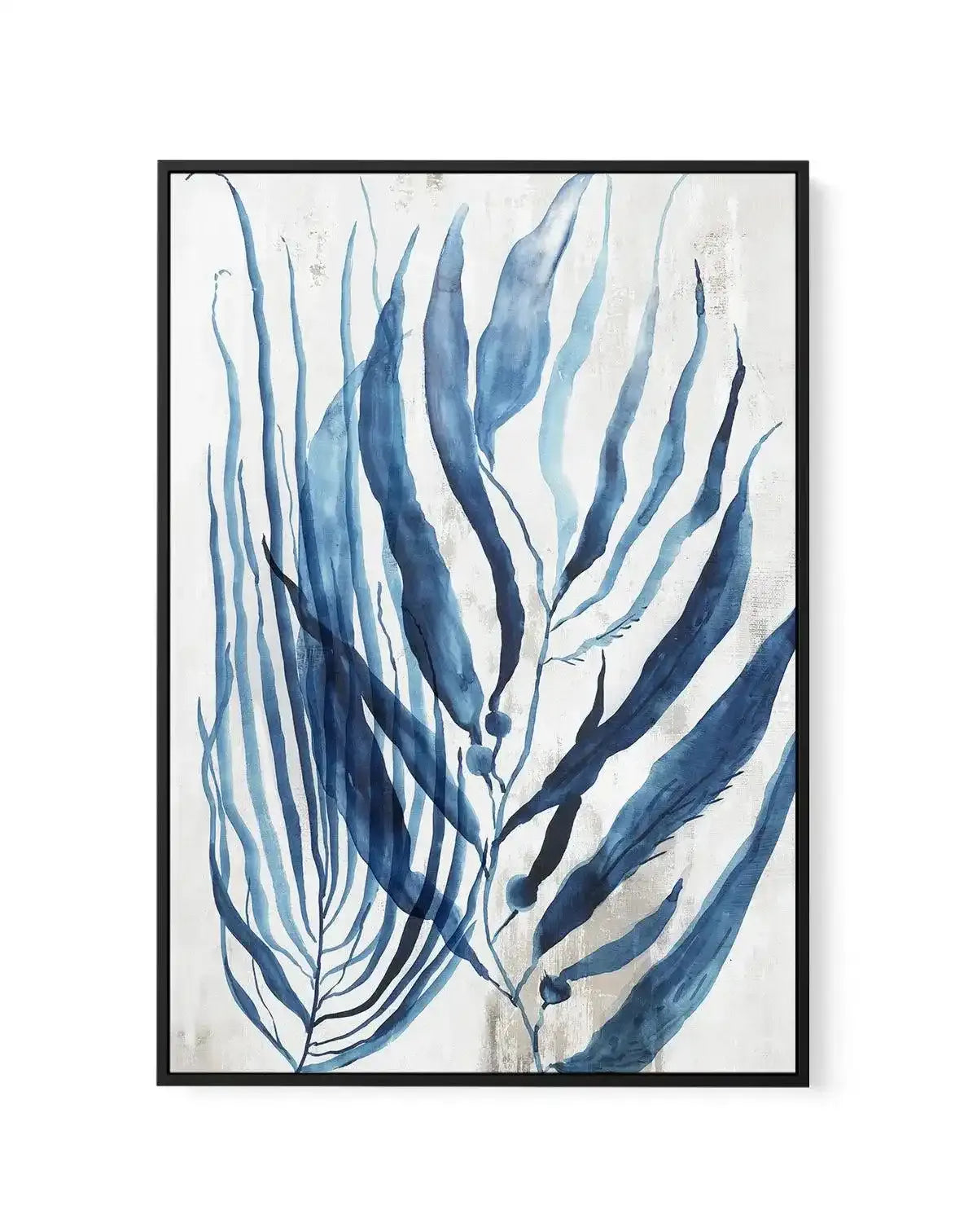 Watercolour Sea Kelp II | Framed Canvas-CANVAS-You can shop wall art online with Olive et Oriel for everything from abstract art to fun kids wall art. Our beautiful modern art prints and canvas art are available from large canvas prints to wall art paintings and our proudly Australian artwork collection offers only the highest quality framed large wall art and canvas art Australia - You can buy fashion photography prints or Hampton print posters and paintings on canvas from Olive et Oriel and ha