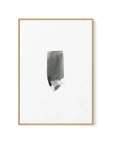 Watercolour Stroke | Black | Framed Canvas-CANVAS-You can shop wall art online with Olive et Oriel for everything from abstract art to fun kids wall art. Our beautiful modern art prints and canvas art are available from large canvas prints to wall art paintings and our proudly Australian artwork collection offers only the highest quality framed large wall art and canvas art Australia - You can buy fashion photography prints or Hampton print posters and paintings on canvas from Olive et Oriel and